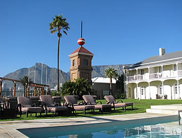 Exterior with Timeball, Dock House,  Cape Town