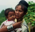 Cambodia woman & child