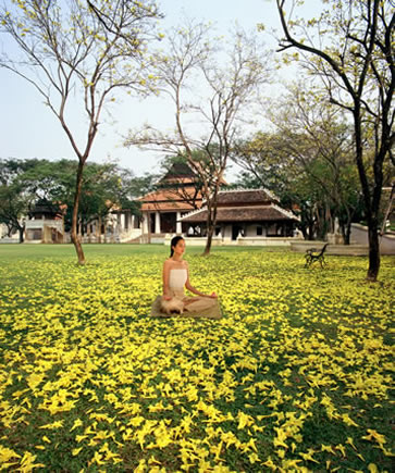 Mandarin Oriental Dhara Dhevi, Chiang Mai, autumn meditation